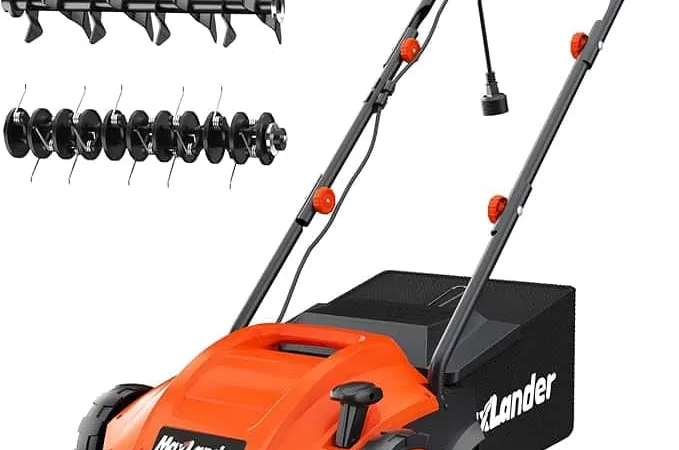 MAXLANDER Electric Dethatcher Review: Powerful 12-Amp 2-in-1 Lawn Tool with Adjustable Depth Control and 30L Collection Bag