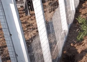 hardware cloth garden trellis